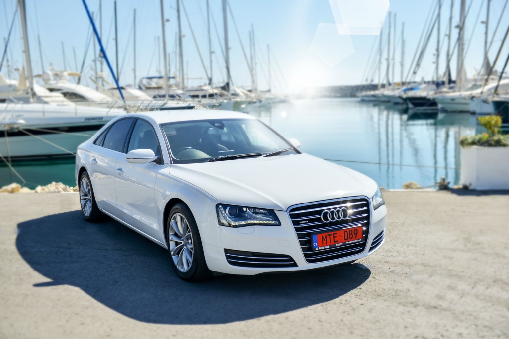 Audi A8 for rent in Cyprus